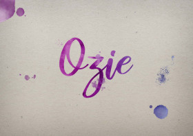 Ozie Watercolor Name DP