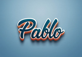 Cursive Name DP: Pablo