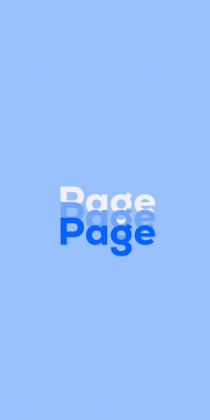 Name DP: Page