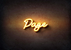 Glow Name Profile Picture for Page