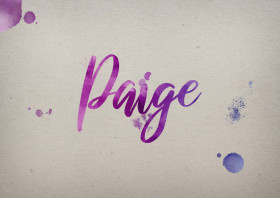 Paige Watercolor Name DP