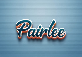 Cursive Name DP: Pairlee