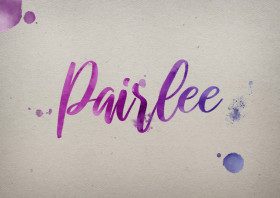 Pairlee Watercolor Name DP
