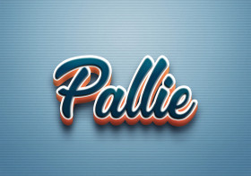 Cursive Name DP: Pallie