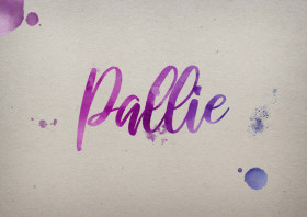 Pallie Watercolor Name DP