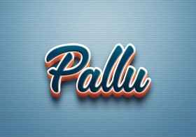 Cursive Name DP: Pallu