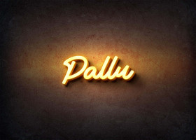 Glow Name Profile Picture for Pallu
