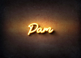 Glow Name Profile Picture for Pam