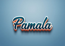 Cursive Name DP: Pamala
