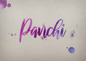 Panchi Watercolor Name DP