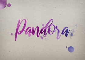 Pandora Watercolor Name DP