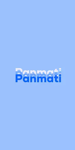 Name DP: Panmati