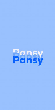 Name DP: Pansy