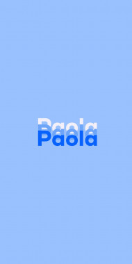 Name DP: Paola