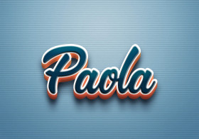 Cursive Name DP: Paola