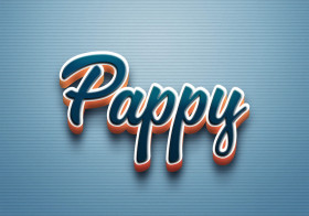 Cursive Name DP: Pappy