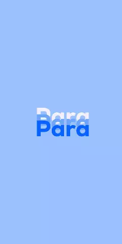 Name DP: Para