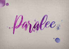 Paralee Watercolor Name DP