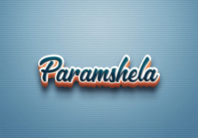 Cursive Name DP: Paramshela