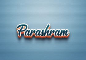 Cursive Name DP: Parashram