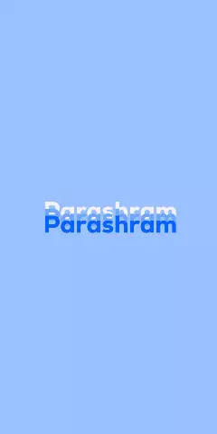 Name DP: Parashram