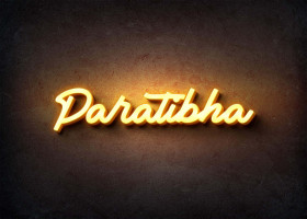 Glow Name Profile Picture for Paratibha