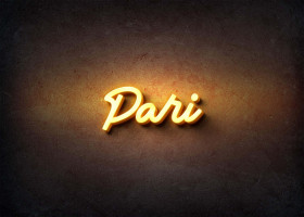Glow Name Profile Picture for Pari