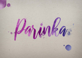 Parinka Watercolor Name DP