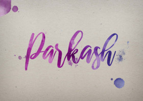 Parkash Watercolor Name DP