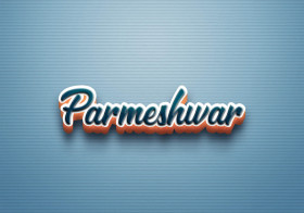 Cursive Name DP: Parmeshwar