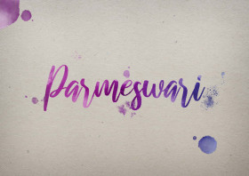 Parmeswari Watercolor Name DP
