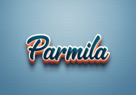 Cursive Name DP: Parmila