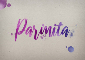 Parmita Watercolor Name DP