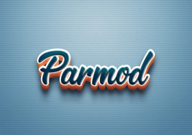 Cursive Name DP: Parmod