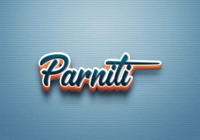 Cursive Name DP: Parniti