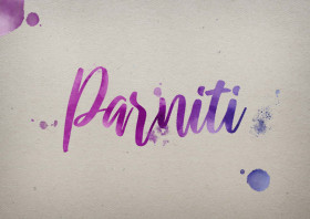 Parniti Watercolor Name DP