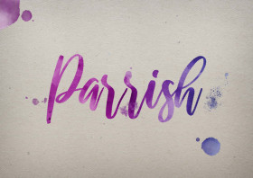 Parrish Watercolor Name DP