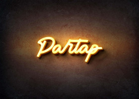 Glow Name Profile Picture for Partap