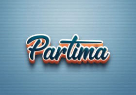 Cursive Name DP: Partima