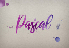 Pascal Watercolor Name DP