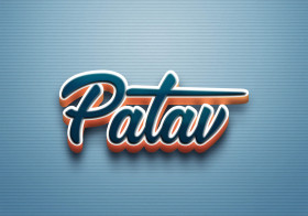 Cursive Name DP: Patav