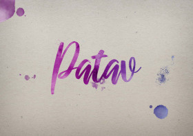 Patav Watercolor Name DP