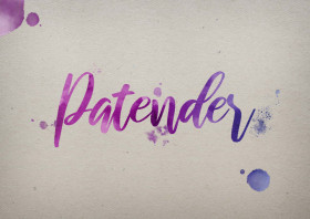 Patender Watercolor Name DP