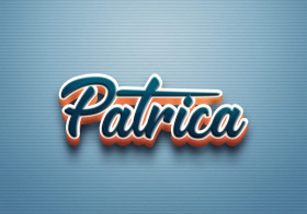 Cursive Name DP: Patrica