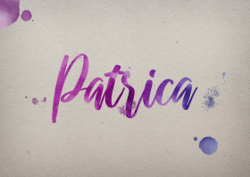 Patrica Watercolor Name DP