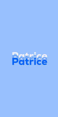 Name DP: Patrice