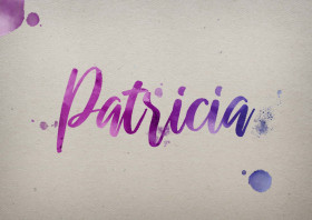 Patricia Watercolor Name DP