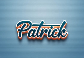 Cursive Name DP: Patrick