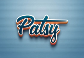 Cursive Name DP: Patsy