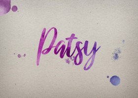 Patsy Watercolor Name DP